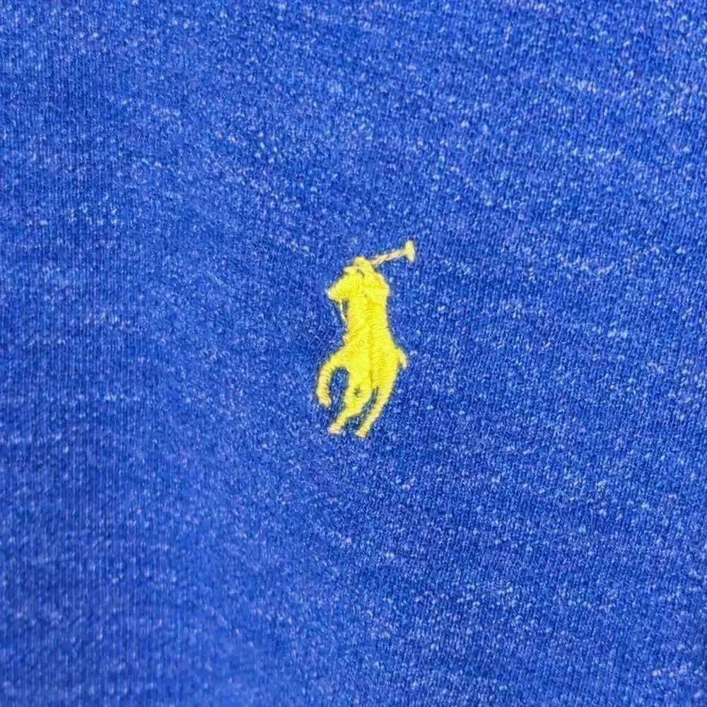 Polo Ralph Lauren Mens Size XXL Custom Fit Polo Shirt Blue Short Sleeve 100% Cot